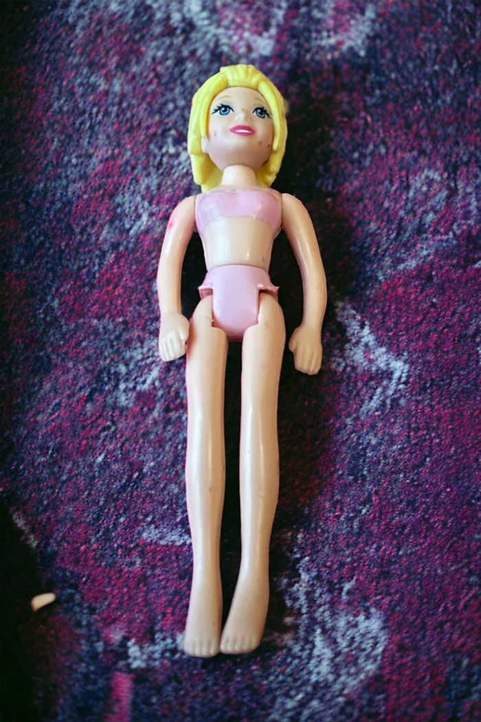 Mattel 2004 Polly Pocket vintage - lot de 2 figurines Polly et Rare Todd 9cm - photo numéro 5