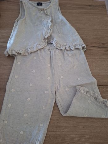 Ensemble Brodé Beige 