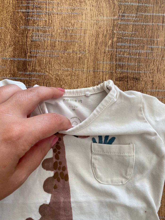 T-shirt manches longues 1 mois name it - photo numéro 2