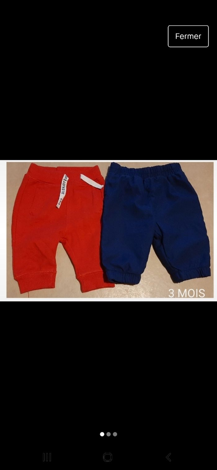 Joggings 3 mois