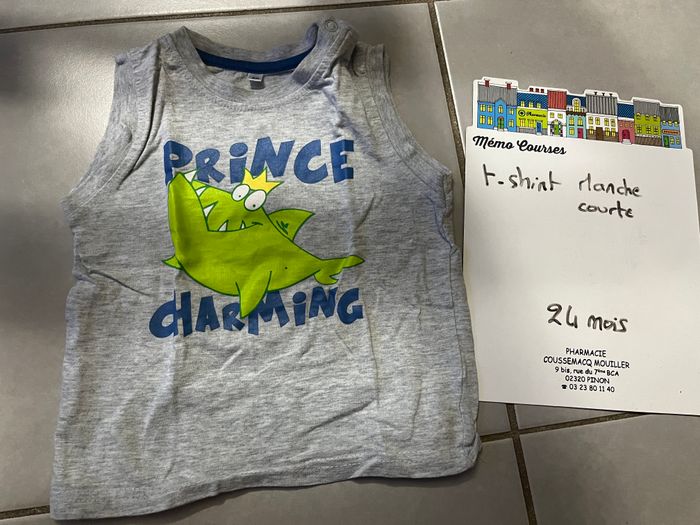 Debardeur garçon 24 mois