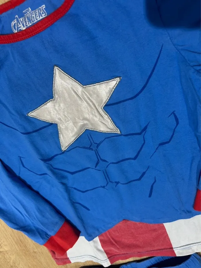 Pyjama avengers Marvel cap’taine america - photo numéro 4