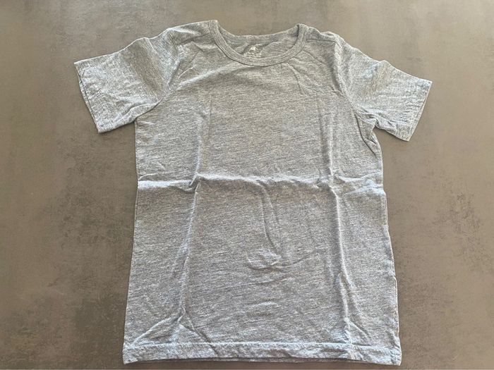 T-shirt uni bleu chiné 8-10 ans H&M