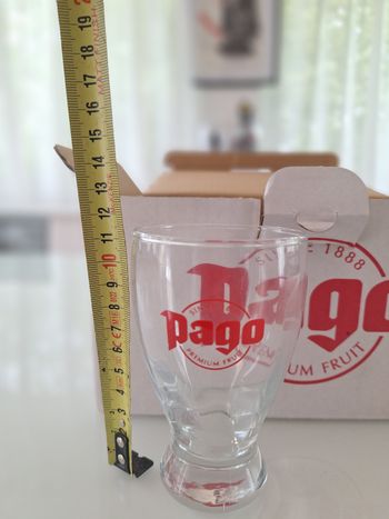 Lot 6 verres marque Pago
