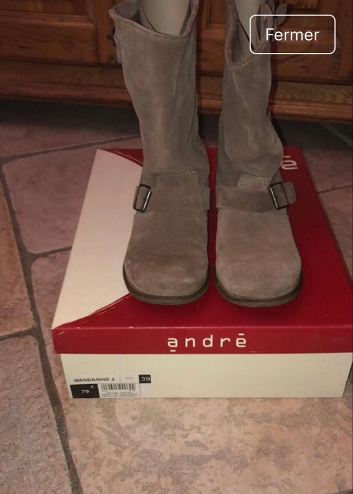 Bottines beige - photo numéro 6