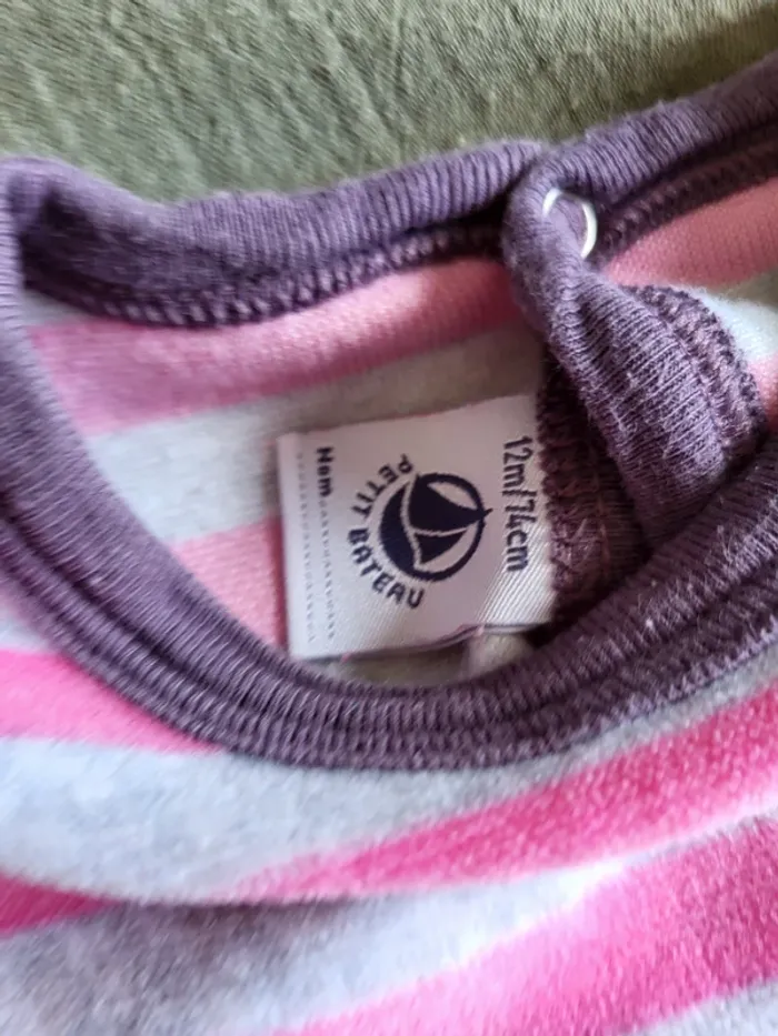 Pyjama grenouillère Petit Bateau automne hiver - photo numéro 2