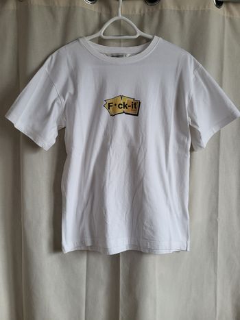 T-shirt blanc eleven paris manches courtes