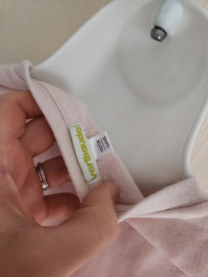 Sweat rose pâle Vertbaudet 12 ans - photo numéro 12