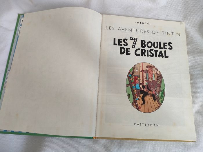 Bande dessinée Tintin Les 7 boules de cristal - photo numéro 4