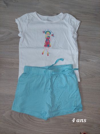 Tshirt short 4 ans