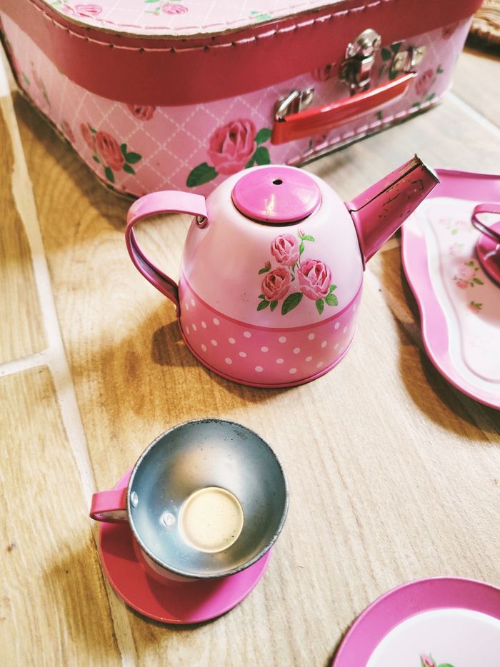 🫖Coffret dinette service à thé en metal marque Bb and Co - photo numéro 3