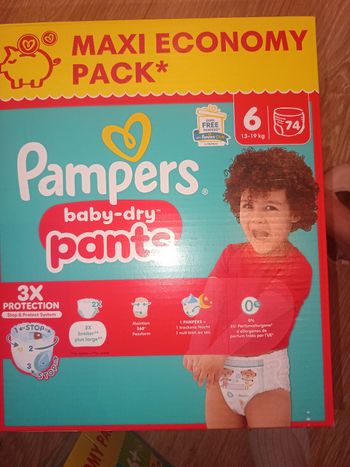 Pants pampers taille 6