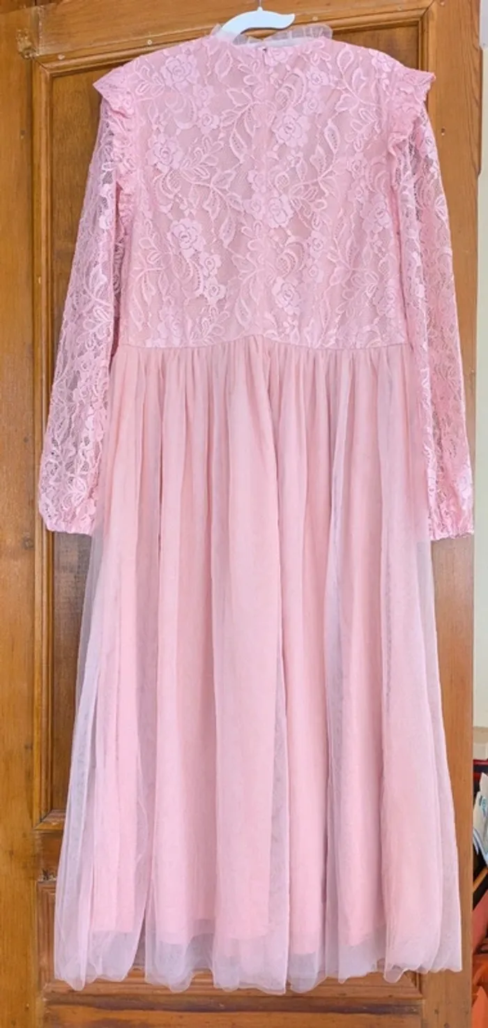 Longue robe rose - photo numéro 2