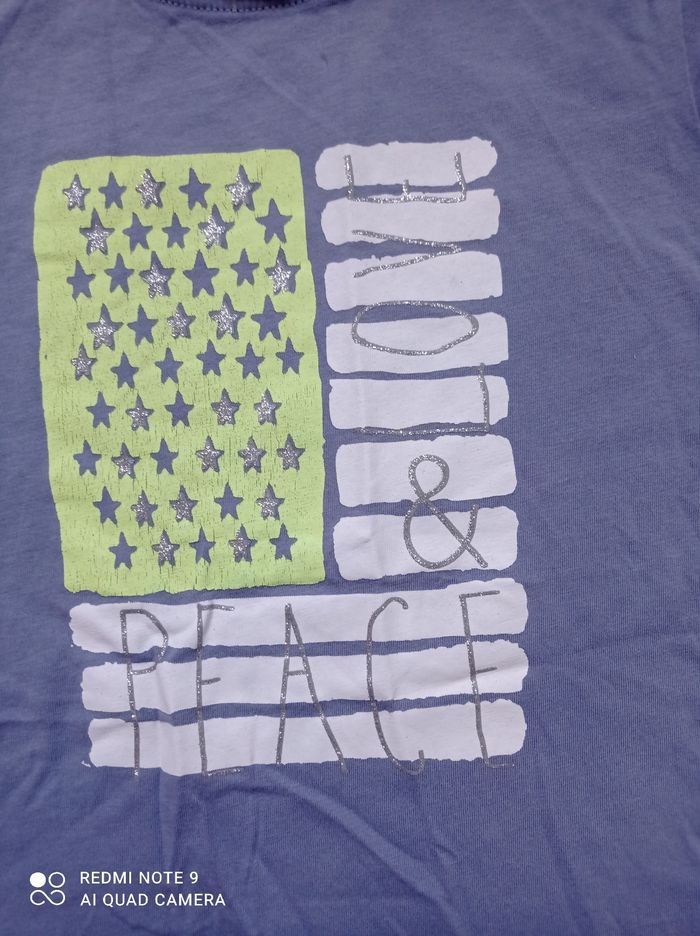 T-shirt fantaisie été fille, Tape à l'oeil, taille 10 ans - photo numéro 2