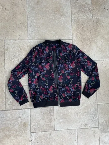 Veste fleuri doublé