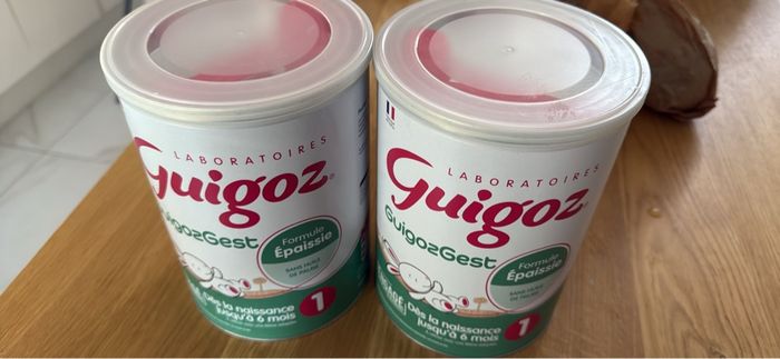 Lait Guigoz Gest 1er âge (2 boîtes)