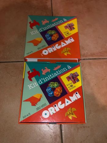 Kit d initiation à l origami en tbe à 6 euros