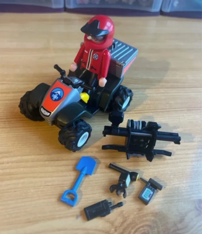 Playmobil quad de secours