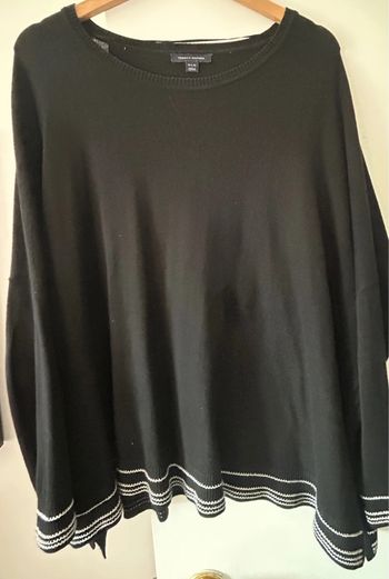 Pull noir léger Tommy Hilfiger