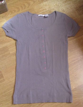 tee shirt soft grey 34/36