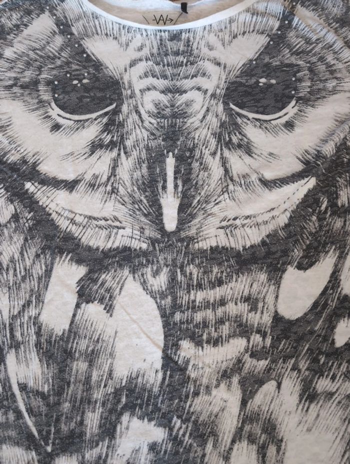 Tee shirt ML chouette ikks 18 ans - photo numéro 3