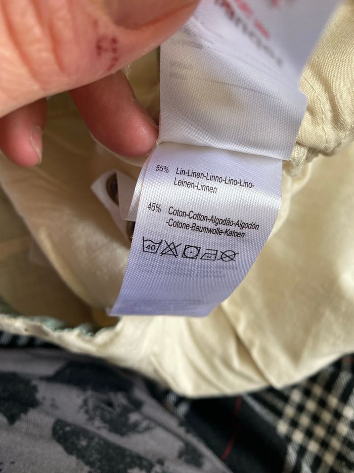 Pantalon chino lin vertbaudet 10 ans - photo numéro 3