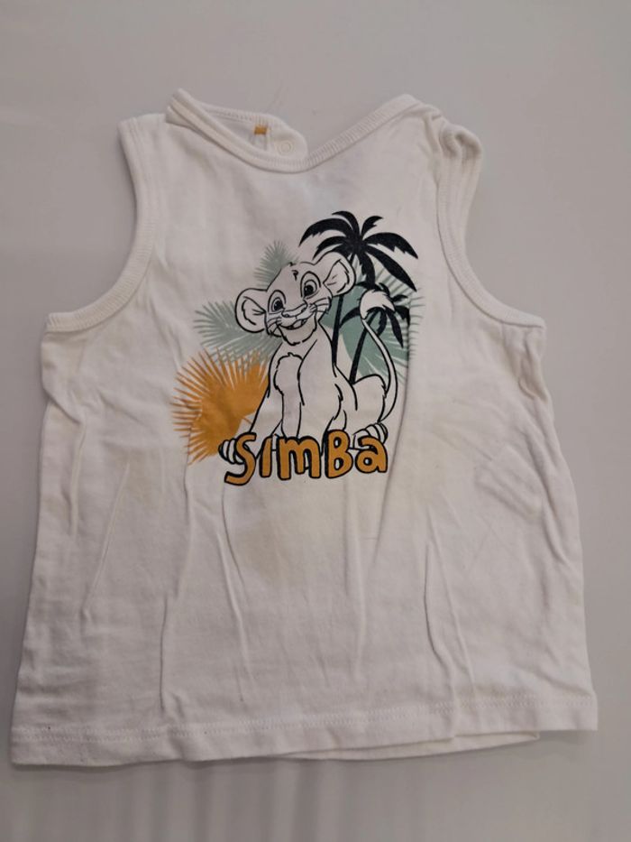 tee shirt débardeur garcon 18 mois disney