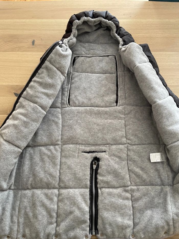 Combizip red castor noir et polaire grise - photo numéro 3