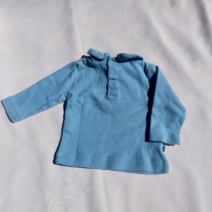 T-shirt 3mois manches longues obaïbi - photo numéro 2