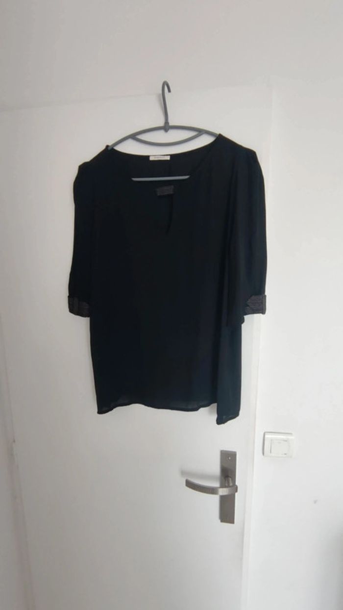 Blouse femme noir taille 42 Promod - photo numéro 2