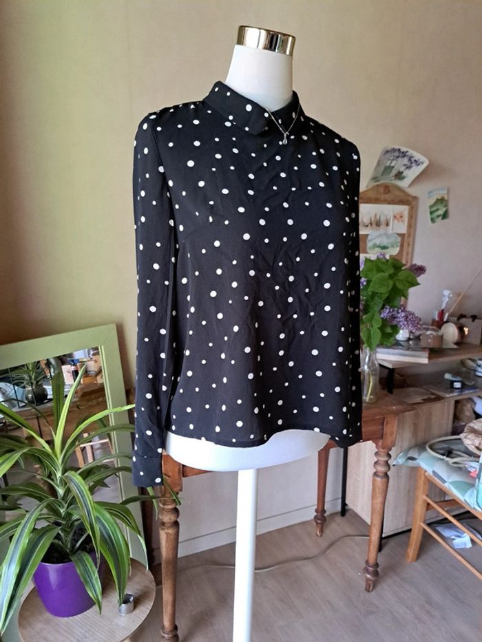 Blouse à pois - photo numéro 2