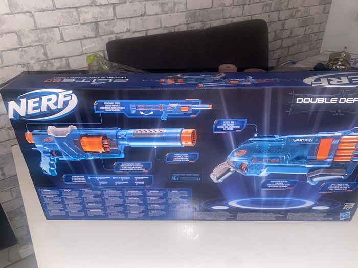 Pistolet Nerf elite double defense neuf - photo numéro 3