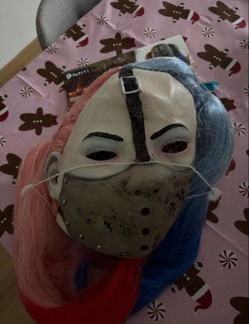 🎭 Masque cosplay / Halloween style Harley Quinn