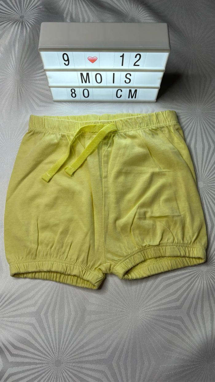 Lot de 2 short fille 12 mois - photo numéro 2