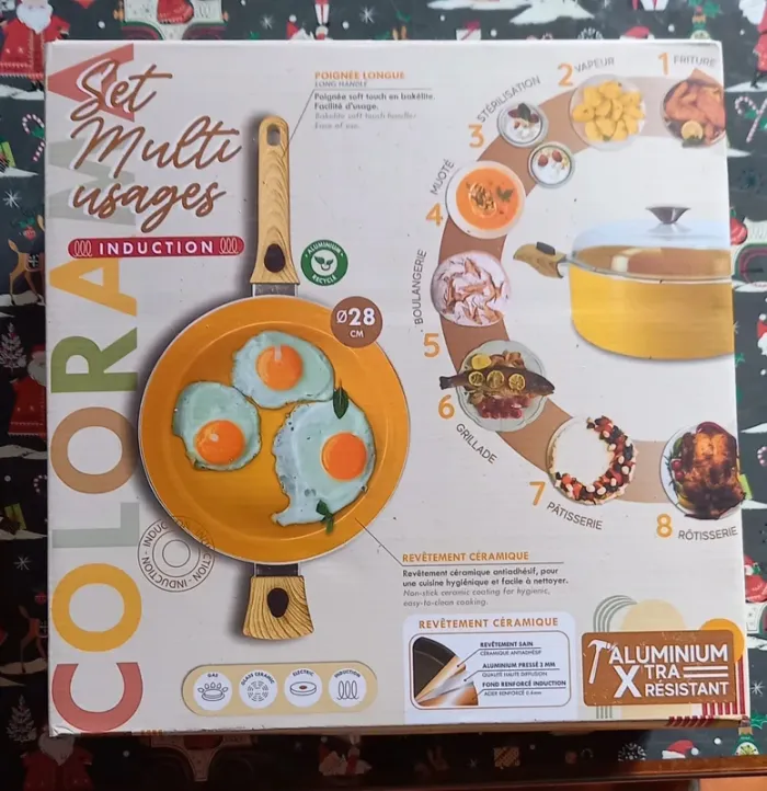 Set culinaire multi-usage 28 cm – aluminium induction – Menastyl Neuf - photo numéro 8