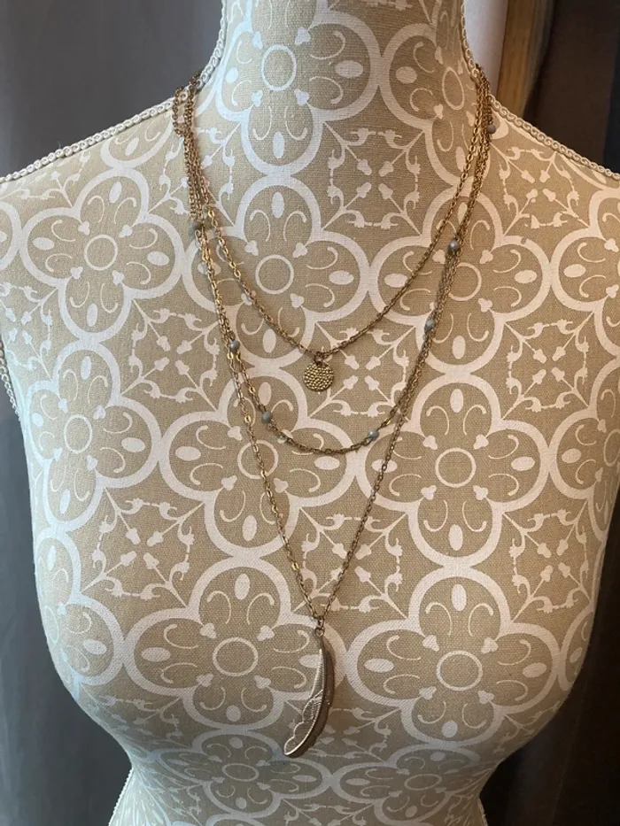 Collier multi rangs - photo numéro 3