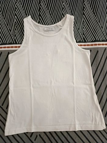 Débardeur blanc 5 ans