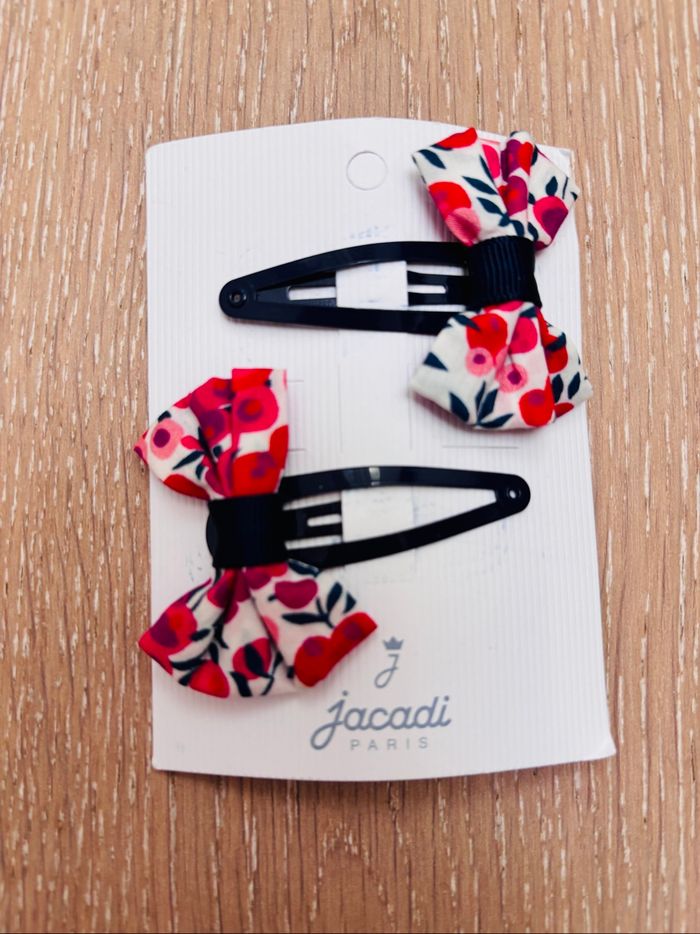 Lot de 2 barrettes Jacadi Liberty Wiltshire neuves