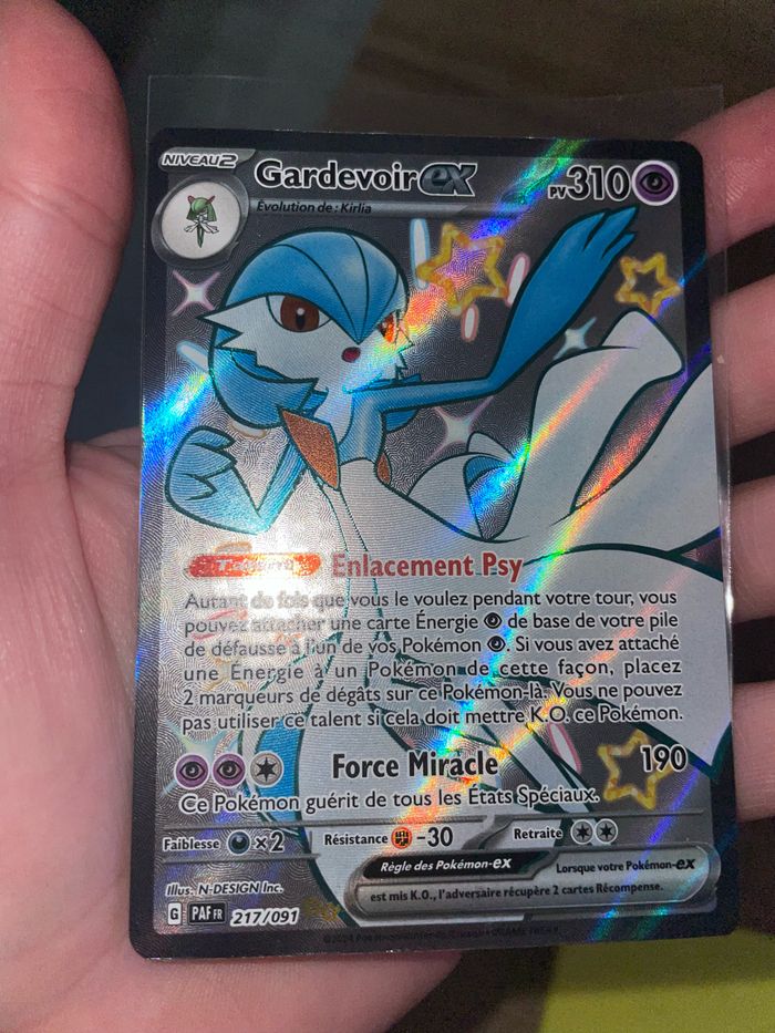 Gardevoir ex shiny 217/091 - photo numéro 2