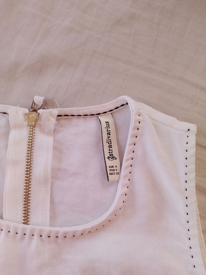 Débardeur blanc Stradivarius - photo numéro 3