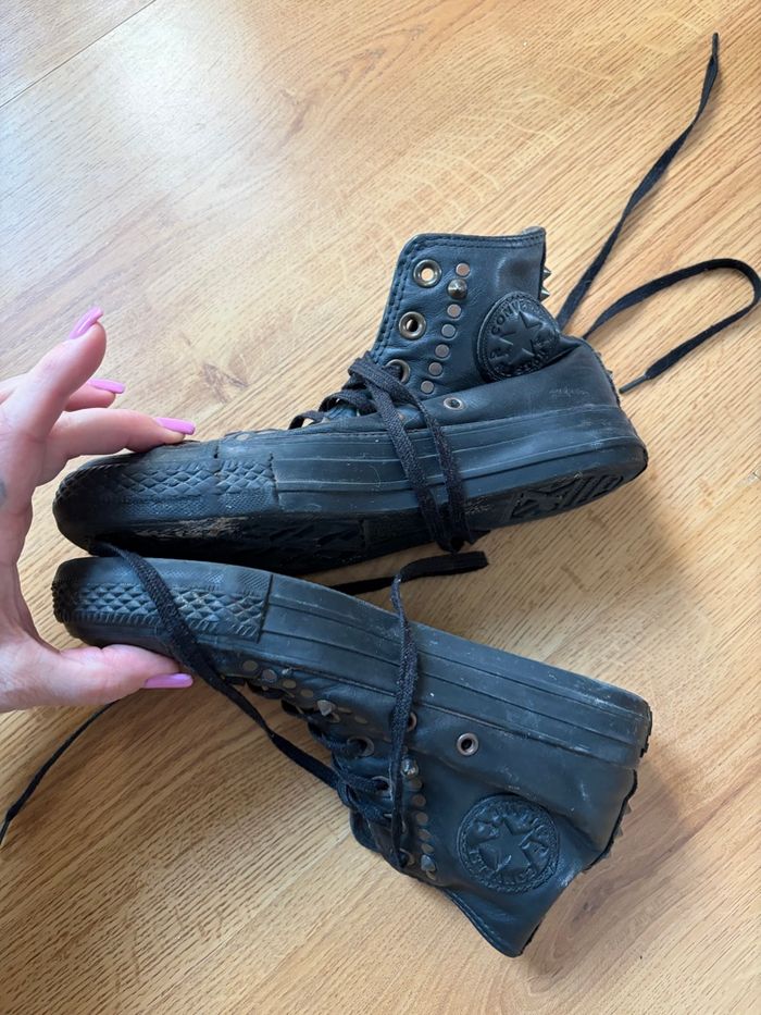 Converses noir t36