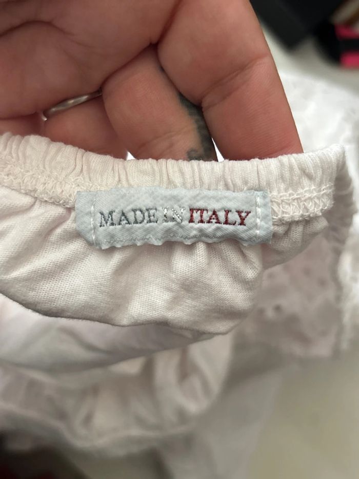 Blouse manche courte taille unique made in italy - photo numéro 4