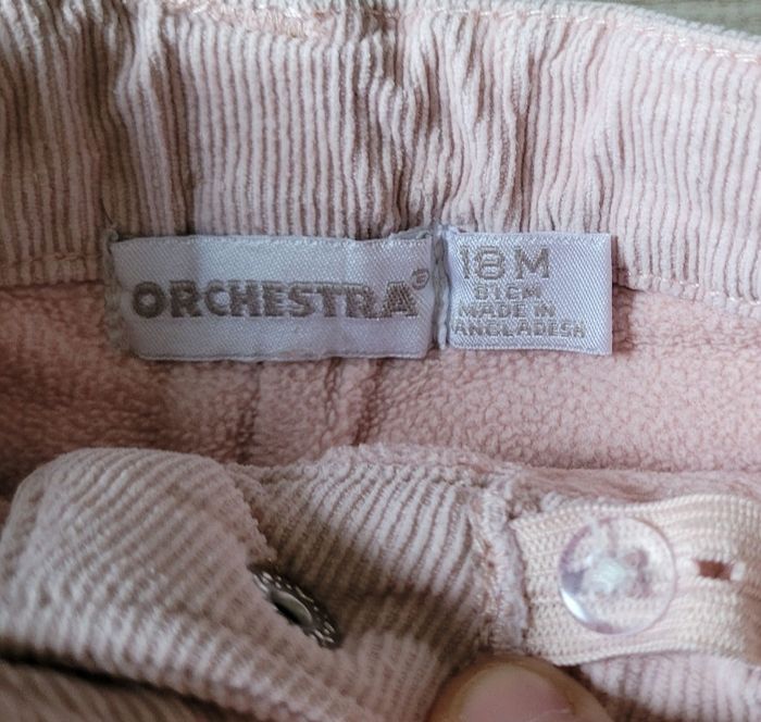 Pantalon chaud en velours côtelé taille 18 mois - photo numéro 4