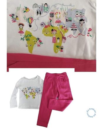 4 ans ensemble teeshirt Sergent major et pantalon souple Kiabi