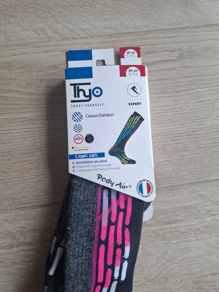 Chaussettes ski Thyo - photo numéro 2
