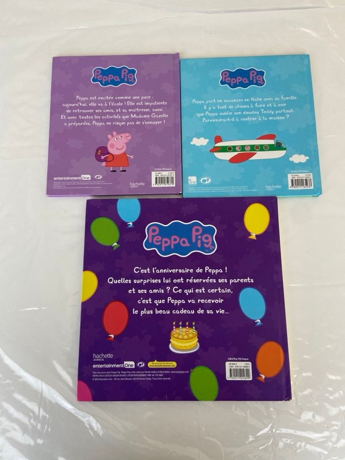 Lot de 3 livres cartonnés Peppa Pig – Éditions Hachette - photo numéro 2