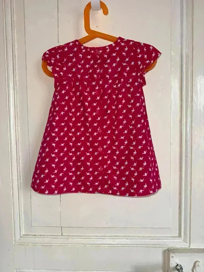 Robe Fille 18 mois Sergent Major Rose Fushia Excellent État - Envoi Rapide & Soigné - photo numéro 2