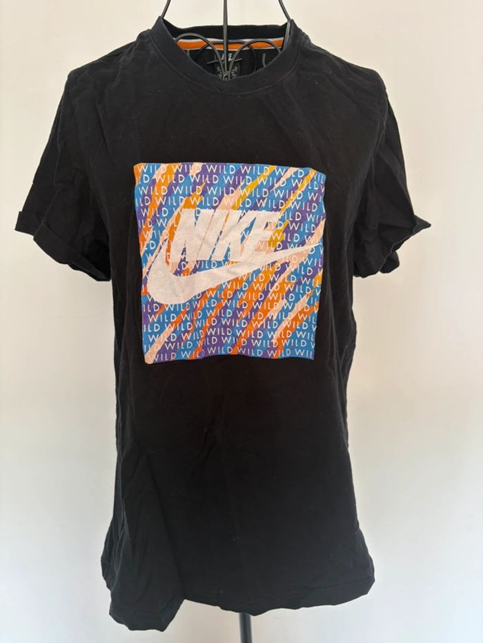 T-shirt Nike noir, motif Wild, taille M