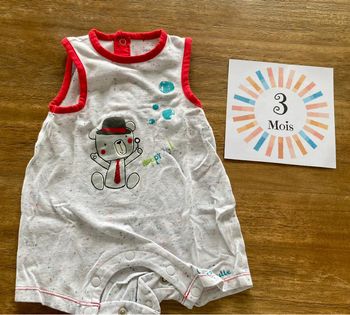 Grenouillère été 3 mois