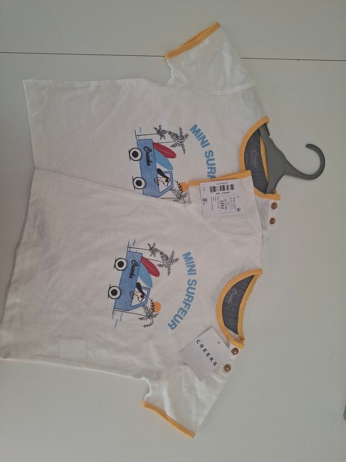 Lots de 2 T- shirts garçons neufs CREEKS - photo numéro 5